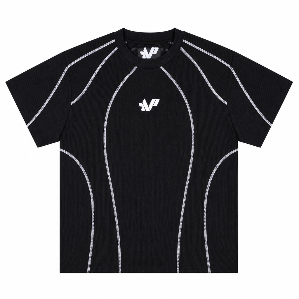 Black Tech Lines T-Shirt