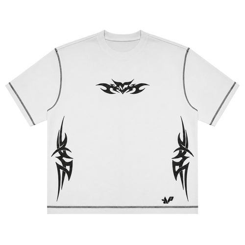 WHITE NEON TRIBAL