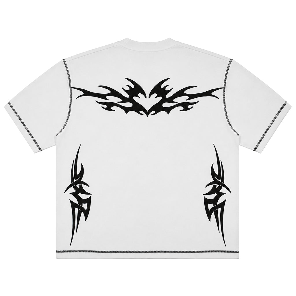 WHITE NEON TRIBAL