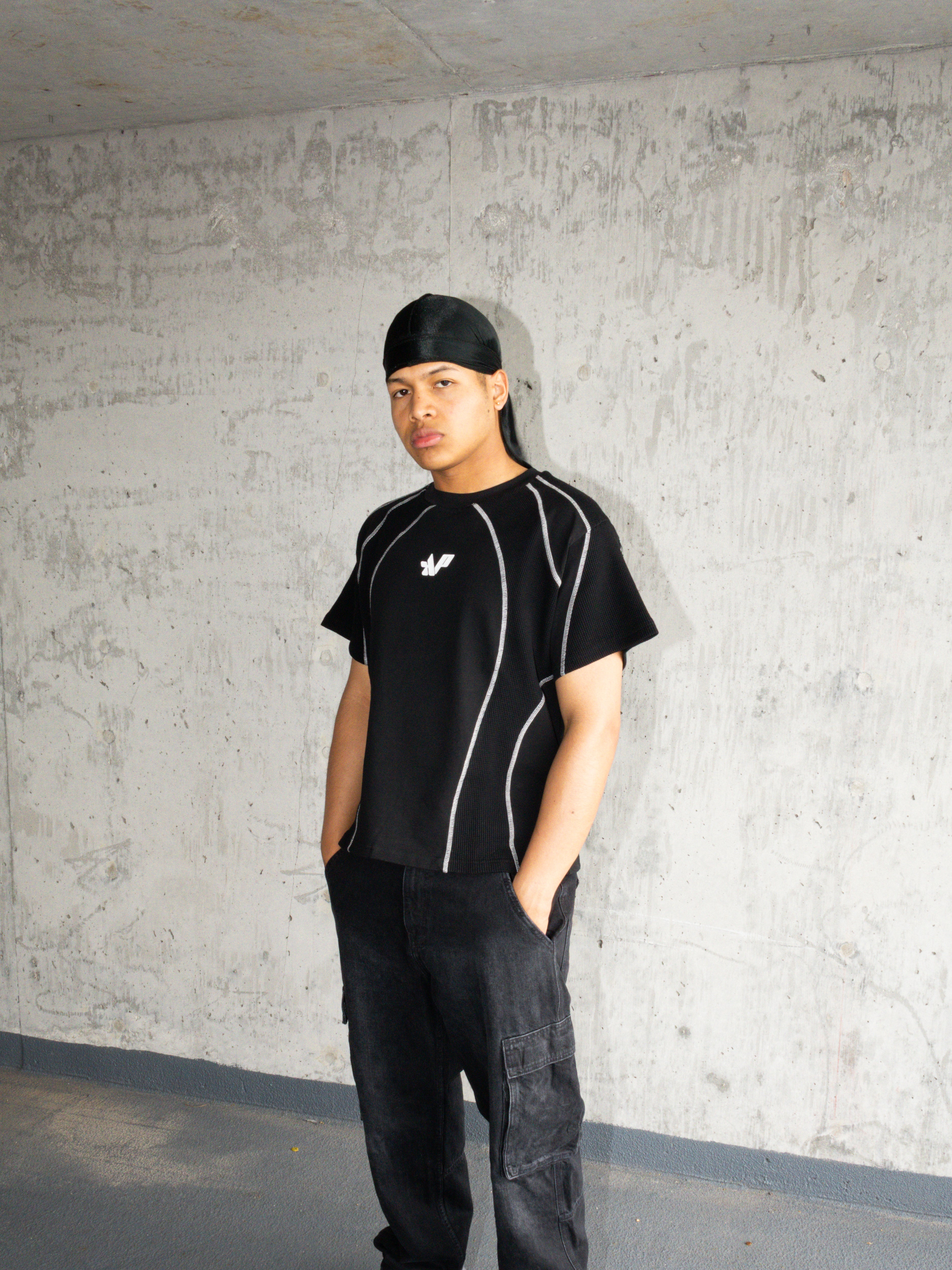 Black Tech Lines T-Shirt